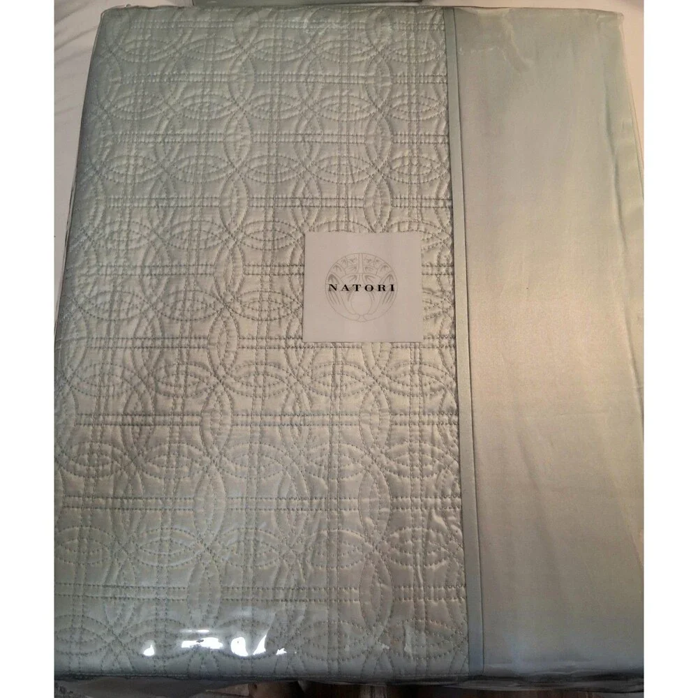 Natori Floral Bedding Set Comforter Shams Decorative Pillows Ivory New